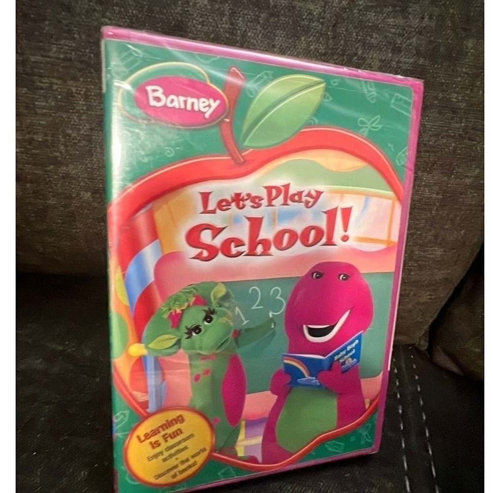 Barney Let's Play School DVD New Sealed Kids Educational Learning Video